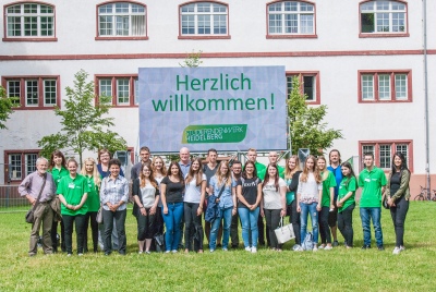 Auszubildende und Ausbilder/innen der Studierendenwerke Karlsruhe, Mannheim und Heidelberg beim Treffen in Heidelberg 2016